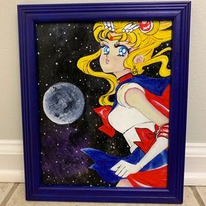 Sailor Moon🌙 Acrylic Painting
